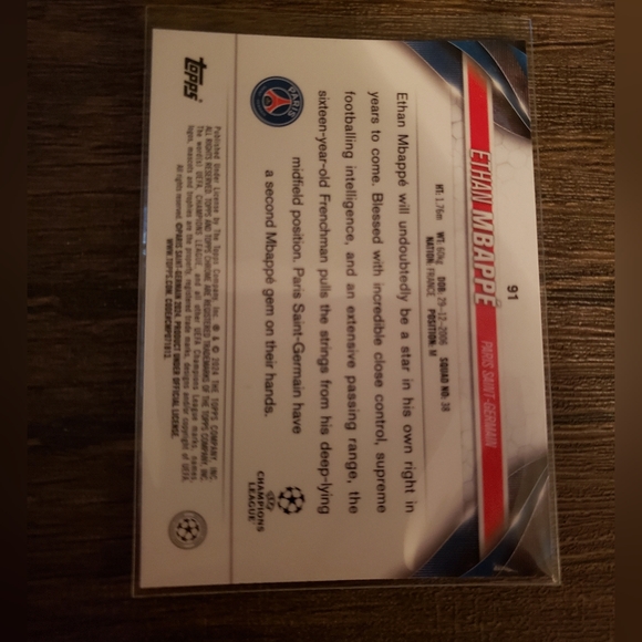 ⚽️ Topps Chrome Ethan Mbappe Card ⚽️ - Picture 2 of 2
